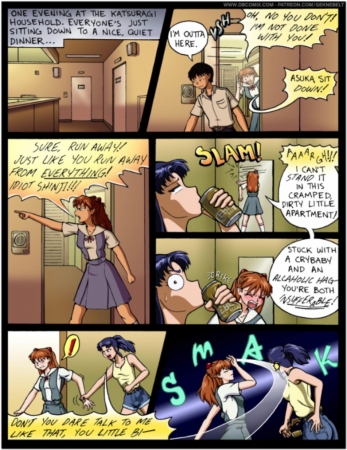 Asuka vs Misato
