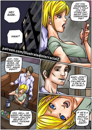 Illustratedinterracial - Fall for the Ugly (9 pages)