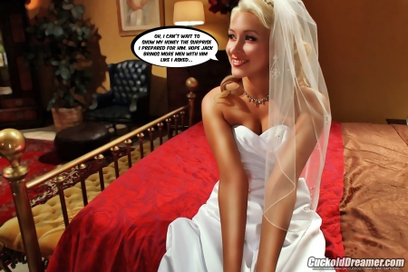 Wedding Night Cuckold Gangbang