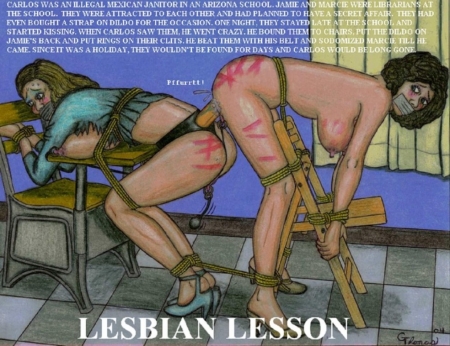Multiple-girl bondage 01