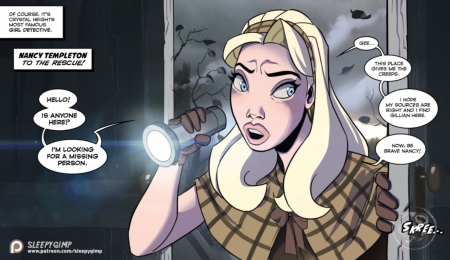 Sleepygimp - Nancy Templeton in Mystery of the Vanished Heiress (full color)